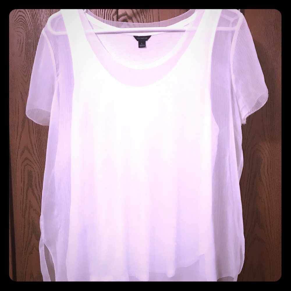 Ann Taylor White Top